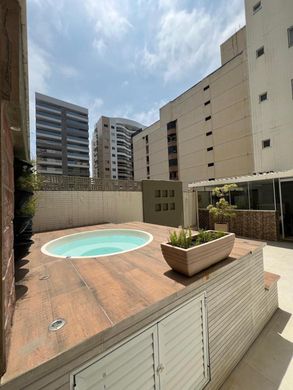 Apt 3Q Luxo Com Ar E Jacuzzi Na Beira Mar Guarapari Exterior photo